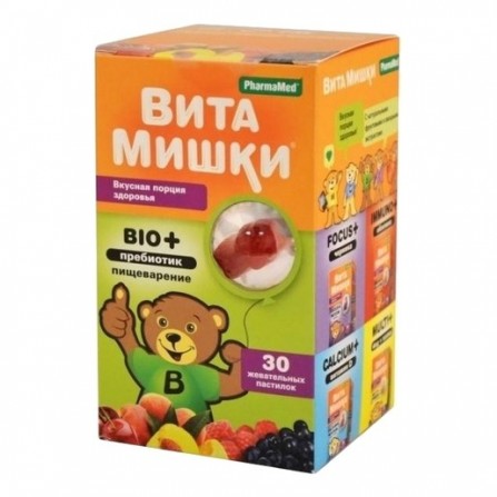 Buy VitaMishki BIO plus Prebiotic chewable pastilles 30 pcs