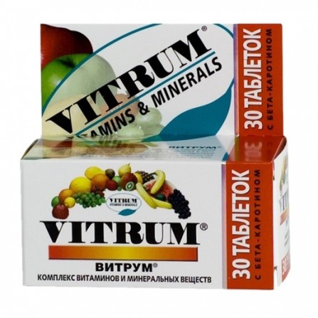 Buy Vitrum tablets 30 pcs