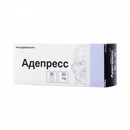 Buy Adepress tablets coated 20mg N30