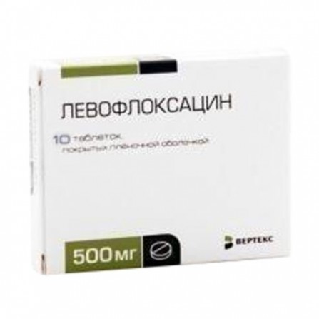 Buy Levofloxacin Werth 500mg N10 coated tablets