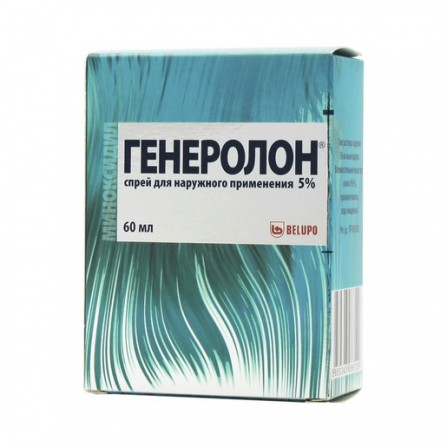 Buy Generolone spray for external use of 5% 60 ml