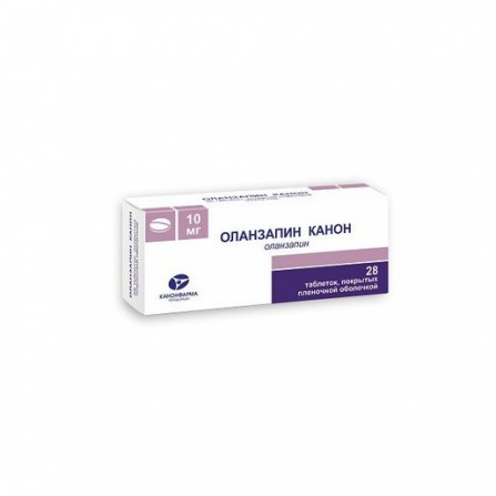 Buy Olanzapine-canon tablets coated 10 mg n28