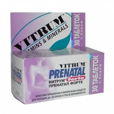 Buy Vitrum Prenatal Forte tablets 30 pcs