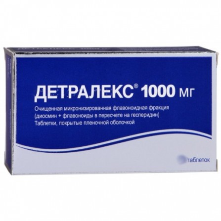 Buy Detralex tablets p. 1000mg N18
