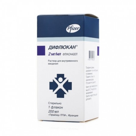 Buy Diflucan solution for infusion 2mg  ml 200ml