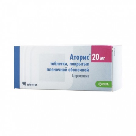 Buy Atoris tablets 20 mg 90 pcs