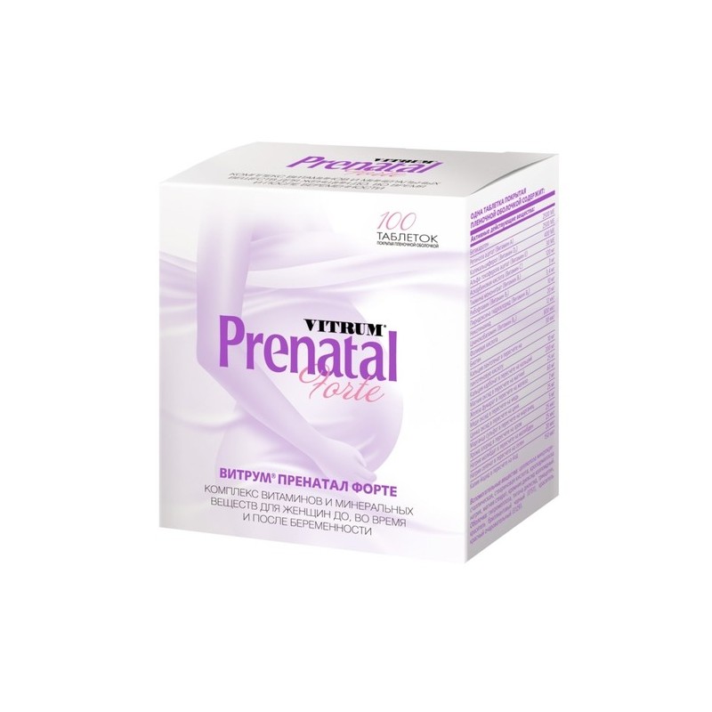 Buy Vitrum prenatal forte coated tablets N100