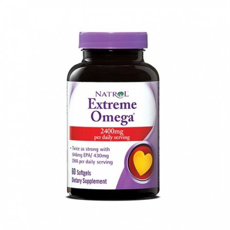 Buy Natrol Extreme Omega 2400mg Capsules N60