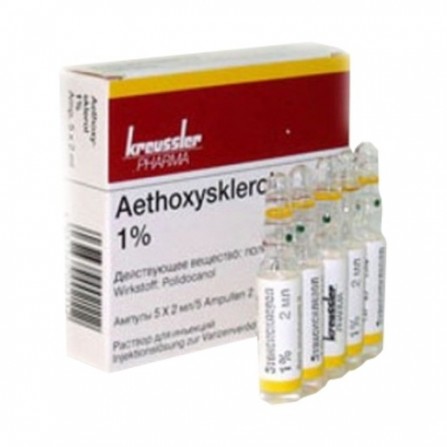 Buy Ethoxysclerol injection solution ampoules 1% 2ml N5