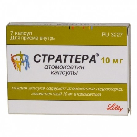 Buy Strattera capsules 10 mg 7 pcs