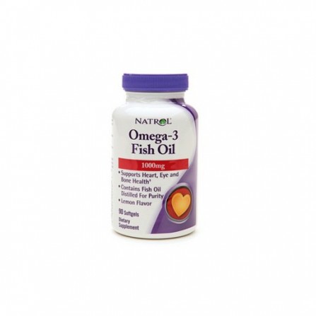 Buy Natrol omega-3 fish oil 1000mg N90 capsules