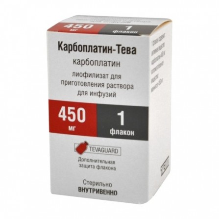Buy Carboplatin Teva concentrate for solution for infusion 450mg N1