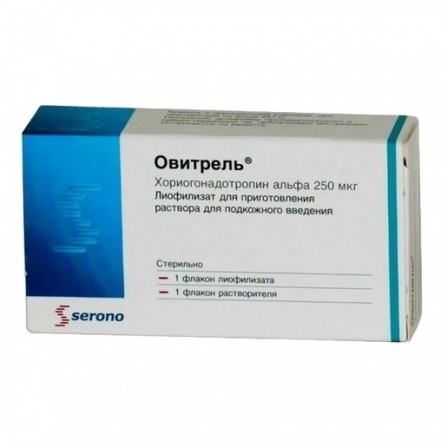 Buy Ovitrel lyophilisate for preparation of solution for subcutaneous injection