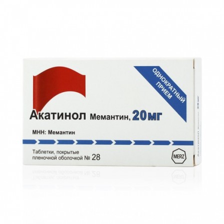 Buy Akatinol memantine tablets 20 mg 28 pcs