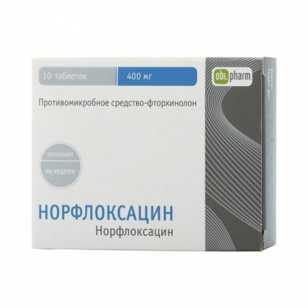 Buy Norfloxacin-OBL 400mg N10 Coated Tablets