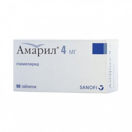 Buy Amaril tablets 4 mg 90 pcs