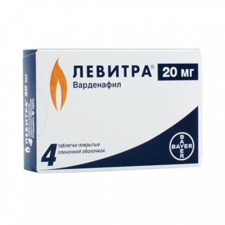 Buy Levitra tablets 20 mg 4 pcs