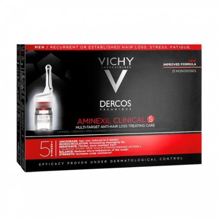 Buy Vichy Amineksil Intensive 5 for men n  hair loss ampoules N21