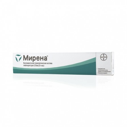 Buy Spiral intrauterine Mirena 20mcg  day
