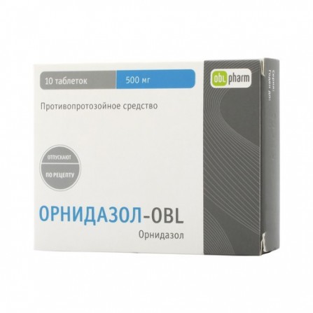 Buy Ornidazole-OBL 500mg N10 Coated Tablets