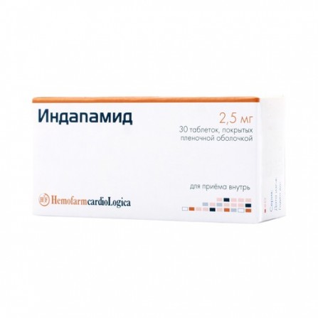 Buy Indapamid Hemofarm tablets coated 2,5mg N30