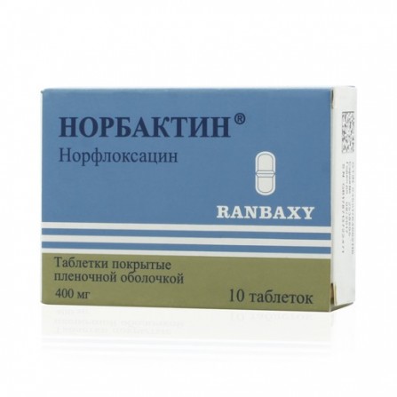 Buy Norbaktin tablets coated 400mg N10