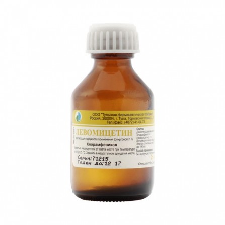 Buy Levomitsetin solution alcohol 1% 25ml