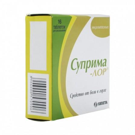 Buy Suporima-ENT tablets for sucking eucalyptus N16