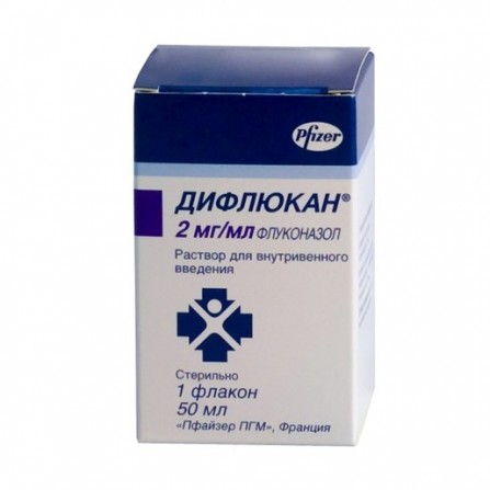 Buy Diflucan solution for intravenous injection. 2mg  ml 50ml