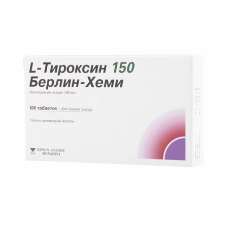 Buy L-thyroxine tablets 150mcg N100 Berlin-Chemie