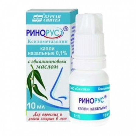 Buy Rhinorus nasal drops 0.1% 10 ml