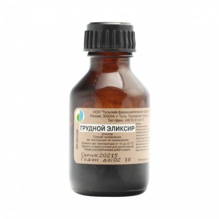 Buy Chest elixir solution for oral administration 25ml
