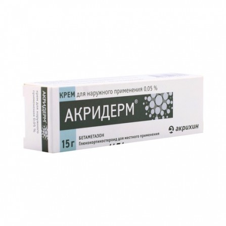 Buy Akriderm cream for external use of 0.05% 15 g