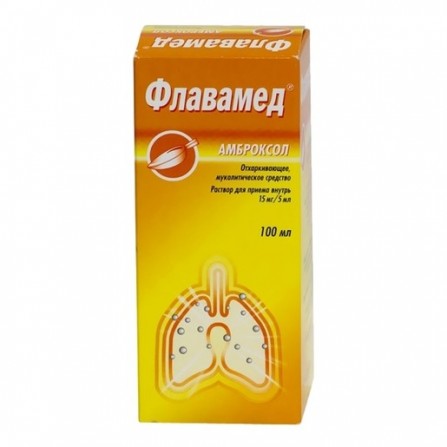 Buy Flavamed oral solution 15mg  5ml 100ml