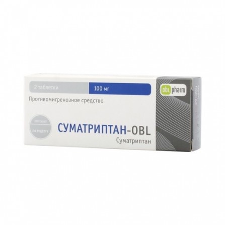 Buy Sumatriptan-OBL pills p  o. 100mg N2