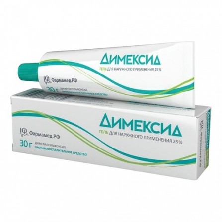 Buy Dimexide gel for external use 25% 30g tube