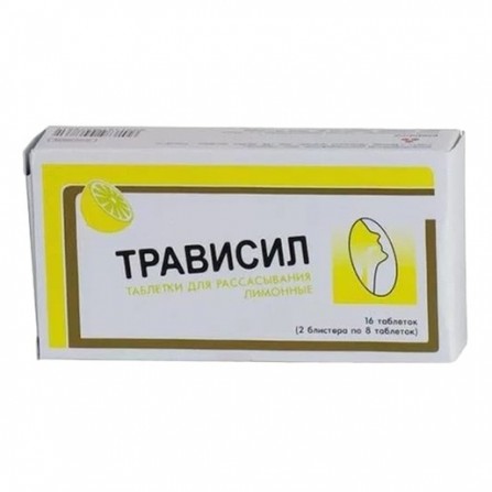 Buy Travisil tablets for sucking lemon N16