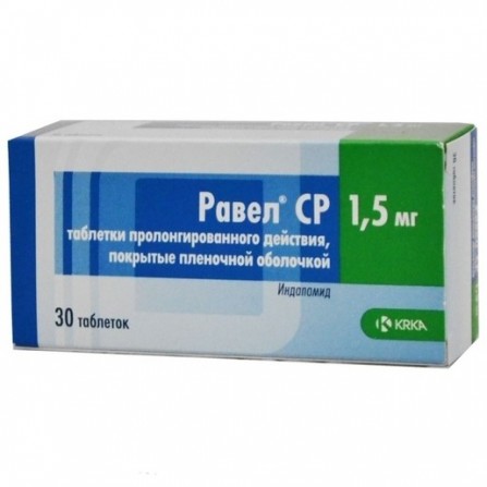 Buy Ravel CP coated tablets prolonged 1.5 mg N30