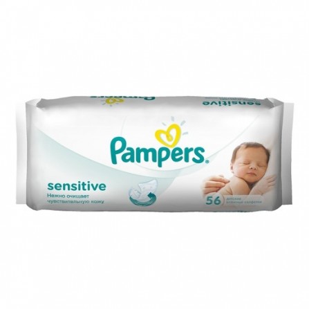 Buy Pampers wet wipes for children sensitive replaceable unit N56