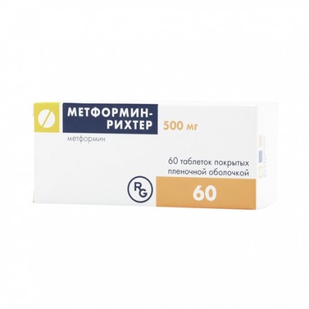 Buy Metformin-Richter tablets 500mg N60