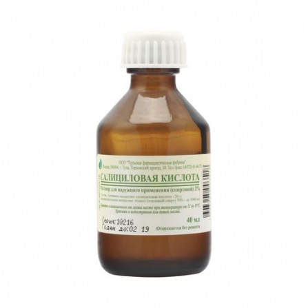 Buy Salicylic acid solution of alcohol-containing 2% 40ml
