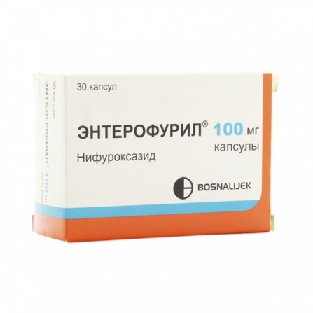Buy Enterofuril capsules 100 mg 30 pcs