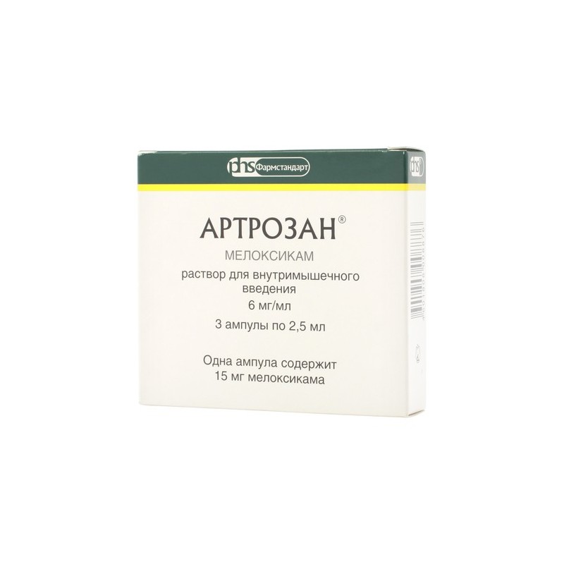 Buy Artrozan solution for intramuscular injection of 6 mg ml ampoules 2 .