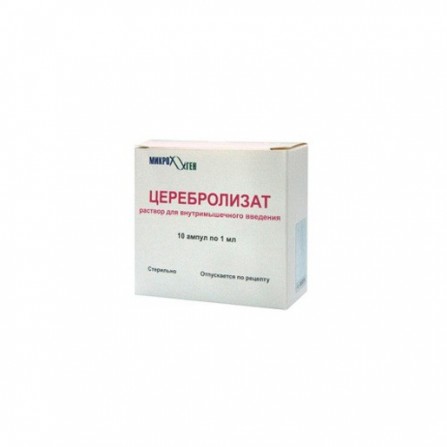 Buy Cerebrolysate injection solution ampoules 1ml N10