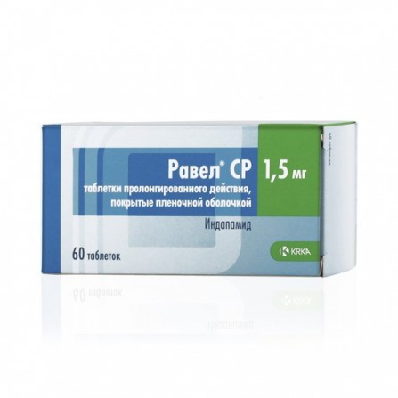 Buy Ravel CP coated tablets prolonged 1.5 mg N60