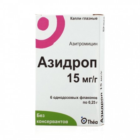 Buy Azidrop eye drops 15mg  g N6