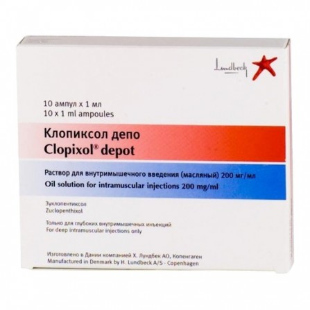 Buy Klopiksol depot solution for oil in 200mg  ml