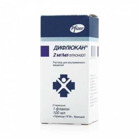 Buy Diflucan solution for intravenous administration of 100 ml