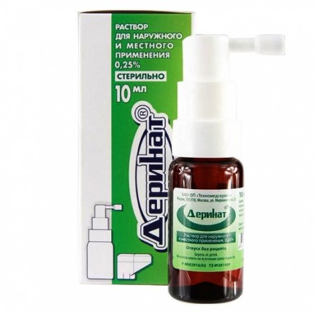 Buy Derinat spray outdoor 0.25% 10ml
