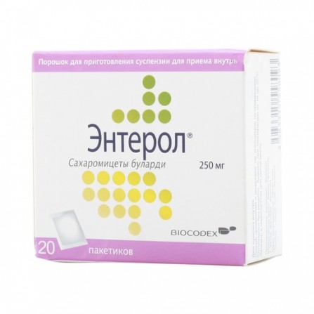 Buy Enterol powder for suspension for ingestion 250 mg sachets 20 pcs